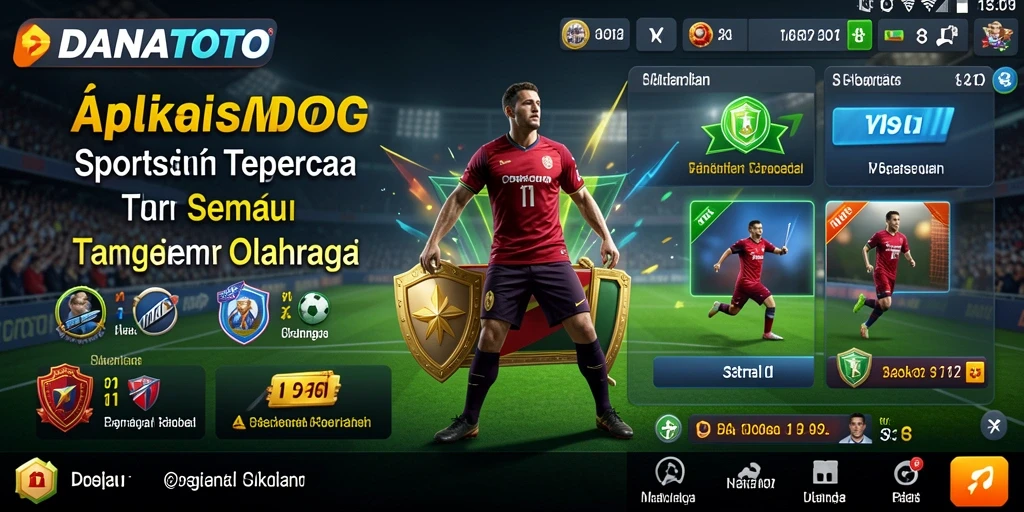 Tampilan gameplay menarik dan interaktif dari aplikasi Sportsbook.