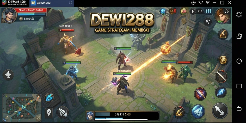 Gameplay DEWI288 yang menegangkan dan strategis.