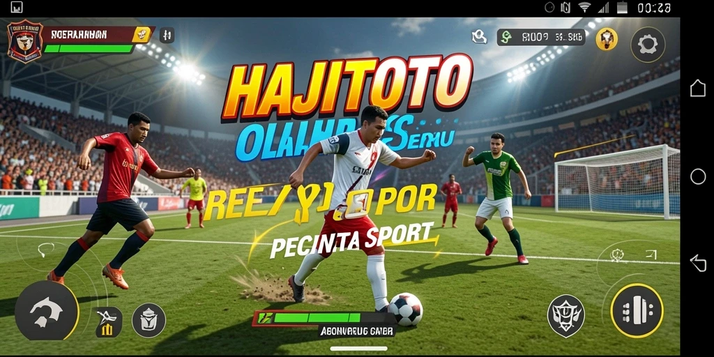 Gameplay seru HAJITOTO dalam pertandingan olahraga yang menegangkan.