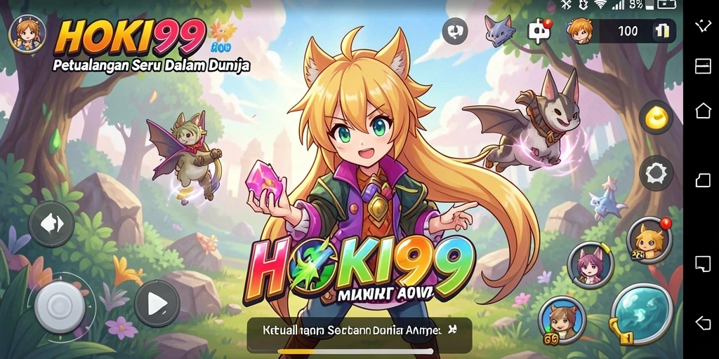 Gameplay seru HOKI99 dengan karakter anime favorit.