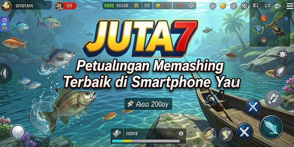 Gameplay memancing seru dengan berbagai lokasi dan ikan yang menantang.