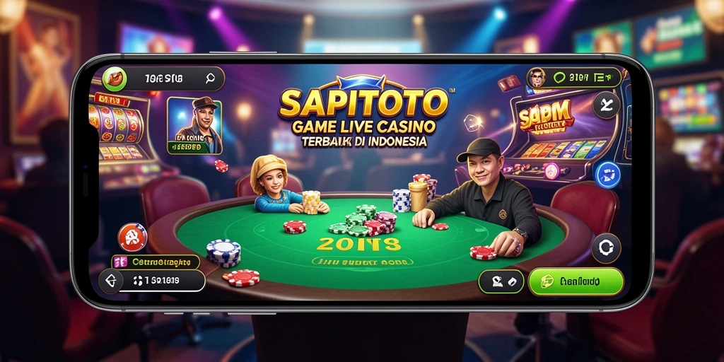 Tampilan gameplay menarik di SAPITOTO Live Casino.