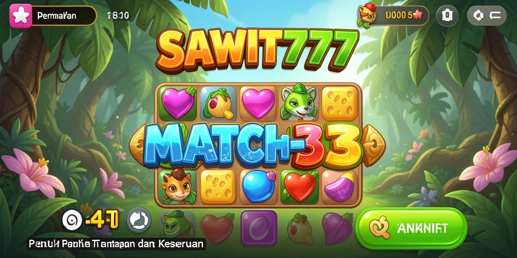 Tampak seru dari gameplay SAWIT777 yang penuh warna.